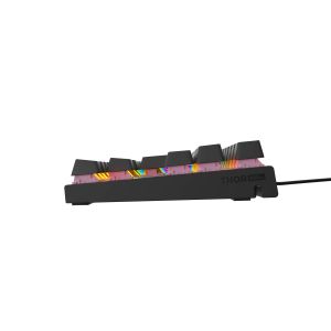 Genesis tichá herná klávesnica THOR 303/TKL/RGB/Outemu Peach/Drôtová USB/ CZ- SK layout/Čierna NKG-1880