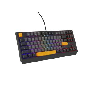 Genesis herná klávesnica THOR 230/TKL/RGB/Outemu Red/Drôtová USB/US layout/Anchor Negative Šedá NKG-2082