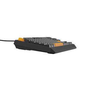 Genesis herná klávesnica THOR 230/TKL/RGB/Outemu Red/Drôtová USB/US layout/Anchor Negative Šedá NKG-2082
