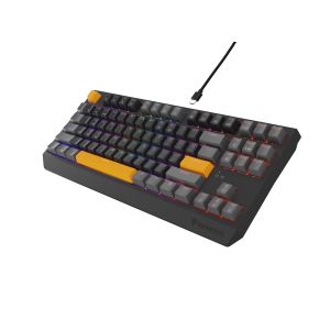 Genesis herná klávesnica THOR 230/TKL/RGB/Outemu Red/Drôtová USB/US layout/Anchor Positive Šedá NKG-2081