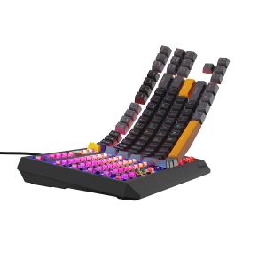 Genesis herná klávesnica THOR 230/TKL/RGB/Outemu Red/Drôtová USB/US layout/Anchor Positive Šedá NKG-2081