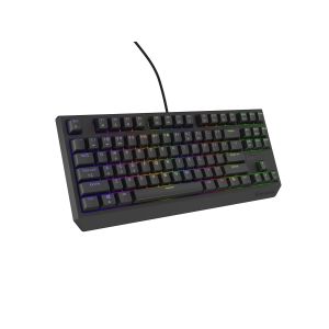 Genesis herná klávesnica THOR 230/TKL/RGB/Outemu Brown/Drôtová USB/US layout/Čierna NKG-2079