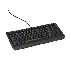 Genesis herná klávesnica THOR 230/TKL/RGB/Outemu Brown/Drôtová USB/US layout/Čierna NKG-2079