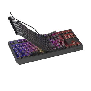 Genesis herná klávesnica THOR 230/TKL/RGB/Outemu Brown/Drôtová USB/US layout/Čierna NKG-2079