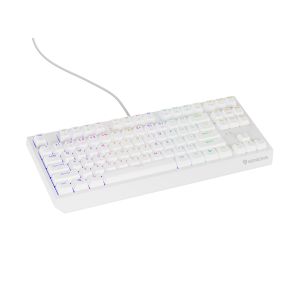 Genesis herná klávesnica THOR 230/TKL/RGB/Outemu Brown/Drôtová USB/US layout/Biela NKG-2080