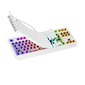 Genesis herná klávesnica THOR 230/TKL/RGB/Outemu Brown/Drôtová USB/US layout/Biela NKG-2080