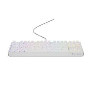 Genesis herná klávesnica THOR 230/TKL/RGB/Outemu Brown/Drôtová USB/US layout/Biela NKG-2080