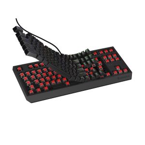 Genesis herná klávesnica THOR 230/TKL/RGB/Outemu Red/Drôtová USB/US layout/Čierna NKG-2077