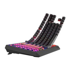 GENESIS herná klávesnica THOR 230/TKL/RGB/Outemu Red/Bezdrôtová USB + Bluetooth/US layout/Čierna NKG-2106