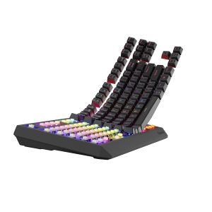 GENESIS herná klávesnica THOR 230/TKL/RGB/Outemu Silent Lemon/Bezdrôtová USB + Bluetooth/US layout/Č NKG-2108