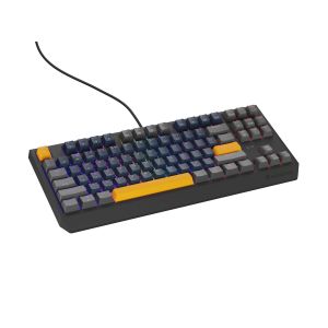 GENESIS herná klávesnica THOR 230/TKL/RGB/Outemu Panda/Drôtová USB/US layout/Naval Blue Positive NKG-2163