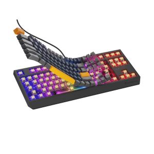 GENESIS herná klávesnica THOR 230/TKL/RGB/Outemu Panda/Drôtová USB/US layout/Naval Blue Positive NKG-2163