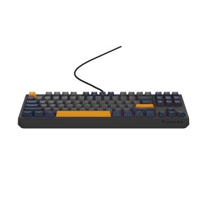 GENESIS herná klávesnica THOR 230/TKL/RGB/Outemu Panda/Drôtová USB/US layout/Naval Blue Negative NKG-2164
