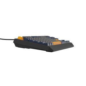 GENESIS herná klávesnica THOR 230/TKL/RGB/Outemu Panda/Drôtová USB/US layout/Naval Blue Negative NKG-2164