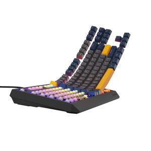 GENESIS herná klávesnica THOR 230/TKL/RGB/Outemu Panda/Drôtová USB/US layout/Naval Blue Negative NKG-2164