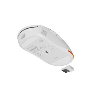Genesis herná bezdrôtová myš ZIRCON XIII/Herná/Optická/26 000 DPI/USB+BT/Biela NMG-2090