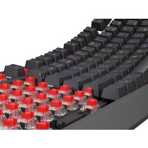 Herná klávesnica Genesis THOR 230/TKL/RGB/Outemu Red/Drôtové USB-A/ CZ- SK layout/Čierna NKG-2209