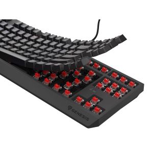 Herná klávesnica Genesis THOR 230/TKL/RGB/Outemu Red/Drôtové USB-A/ CZ- SK layout/Čierna NKG-2209