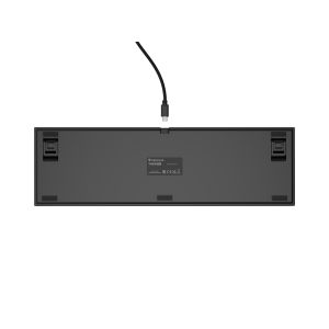 Herná mechanická klávesnica Genesis THOR 404/RGB/Outemu Peach Silent/Drôtové USB-A/US layout/Čierna NKG-2297