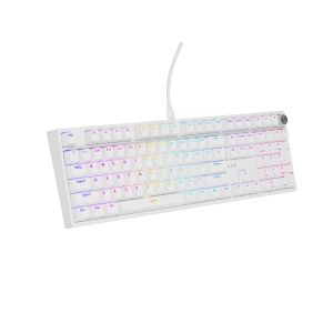 Herná mechanická klávesnica Genesis THOR 404/RGB/Gateron Yellow Pro/Drôtové USB-A/US layout/Biela NKG-2299
