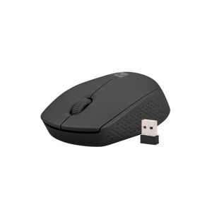 Myš Natec STORK + podložka ZADARMO/Kancelárska/Optická/1 600 DPI/Bezdrôtová USB/Čierna NMY-2000