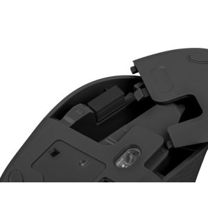 Myš Natec STORK + podložka ZADARMO/Kancelárska/Optická/1 600 DPI/Bezdrôtová USB/Čierna NMY-2000