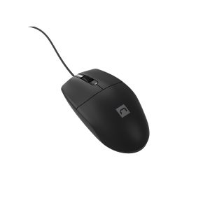 Natec optická myš RUFF Plus 1200 DPI/Kancelárska/Optická/1 200 DPI/Drôtová USB/Čierna NMY-2021