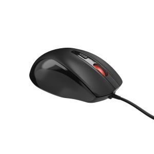 Natec optická myš PIGEON 2/4 000 DPI/Kancelárska/Optická/4 000 DPI/Drôtová USB/Čierna NMY-2047