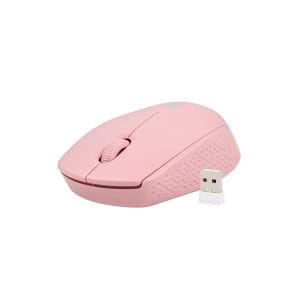 Myš Natec STORK + podložka ZADARMO/Kancelárska/Optická/1 600 DPI/Bezdrôtová USB/Ružová NMY-2002