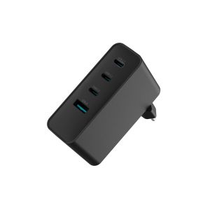 Univerzálna USB nabíjačka Natec GaN 100W, 3X USB-C, 1X USB-A, Čierna NUC-2234