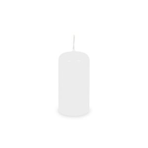 Svíčka válcová bílá Ø40 x 80 mm [4 ks]
