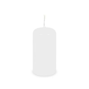 Svíčka válcová bílá Ø50 x 100 mm [4 ks]