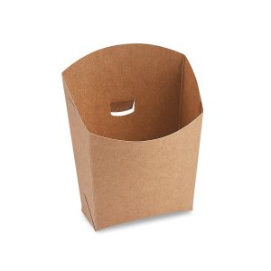 Kapsa na hranolky (PAP FSC Mix) nepromastitelná kraft `150g` [50 ks]