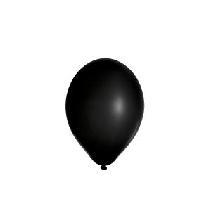 Nafukovací balónek černý Ø25cm `M` [10 ks]