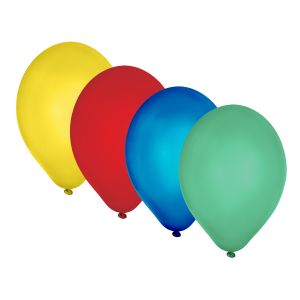 Nafukovací balonek barevný mix Ø30cm `L` [10 ks]
