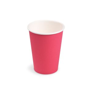 Papírový pohár (FSC Mix/PE) fuchsia Ø74mm 240ml [10 ks]