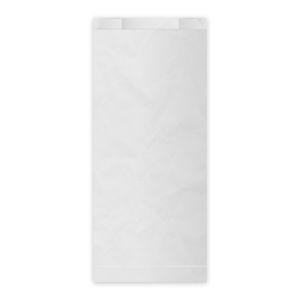 Papírová kapsa (FSC Mix) s bočním skladem bílá 15+7 x 35 cm `2,5kg` [100 ks]