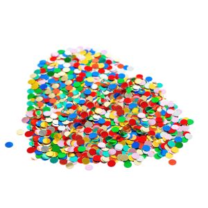 Konfeta papírová barevný mix Ø8mm 100g [1 bal]