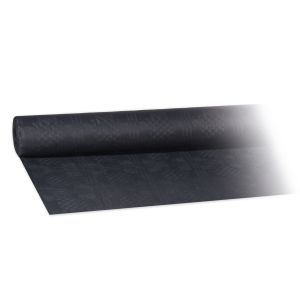 Ubrus (PAP) v roli černý 1,2 x 8 m [1 ks]