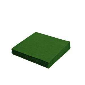 Ubrousek (PAP FSC Mix) 3vrstvý tmavě zelený 33 x 33 cm [20 ks]