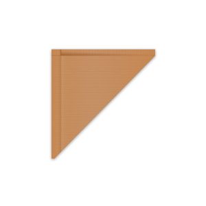 Papírový kornout kraft 17 x 17 cm `100g` vázán [1000 ks]