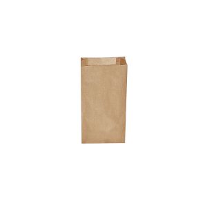 Papírová kapsa s bočním skladem hnědá 10+5 x 22 cm `0,5kg` [500 ks]