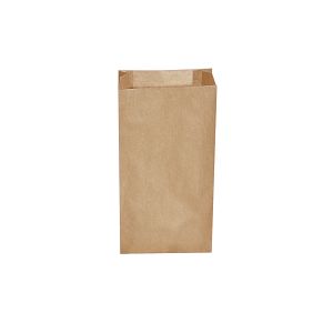 Papírová kapsa s bočním skladem hnědá 14+7 x 29 cm `1,5kg` [500 ks]