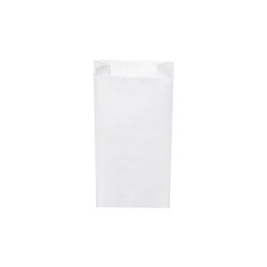Papírová kapsa s bočním skladem bílá 14+7 x 29 cm `1,5kg` [1000 ks]
