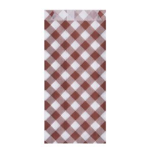 Papírový sáček Karo 9+2,5 x 20 cm na párek v rohlíku [300 ks]