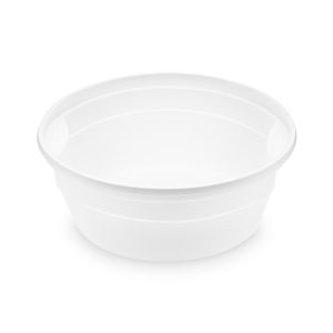 Miska (PP) bílá Ø127mm 350ml [50 ks]