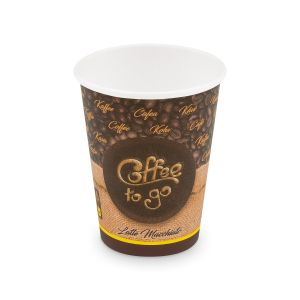 Papírový pohár (PAP FSC Mix/PE) "Coffee to go" Ø90mm 420ml `L: 0,3L/12oz` [50 ks]