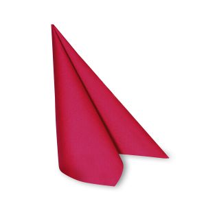 Ubrousek (PAP-Airlaid) PREMIUM červený 40 x 40 cm [50 ks]
