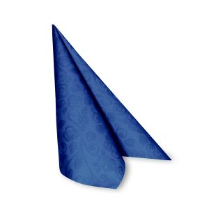 Ubrousek (PAP-Airlaid) PREMIUM Dekor-R tmavě modrý 40 x 40 cm [50 ks]