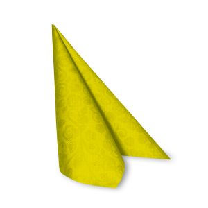 Ubrousek (PAP-Airlaid) PREMIUM Dekor-R žlutý 40 x 40 cm [50 ks]